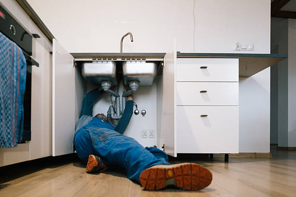 Professional Plumbing technician working in Great Cacapon, WV
